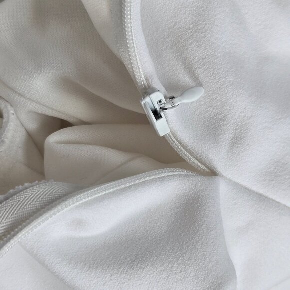 Lulus Forever Beloved White Mermaid Maxi Dress Small New With Tags Broken Zipper - Picture 17 of 17